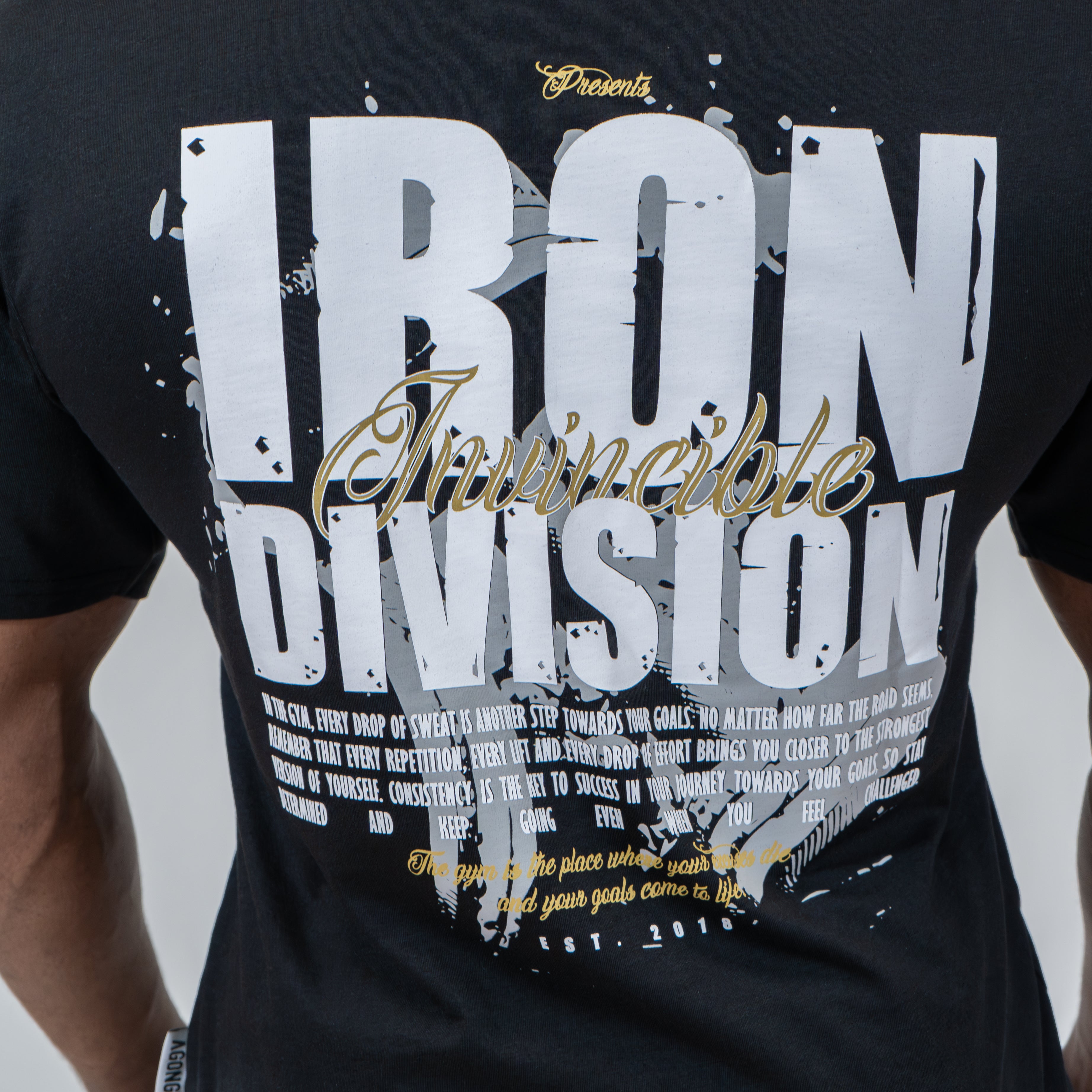 IRON DIVISION OVERSIZE - BLACK