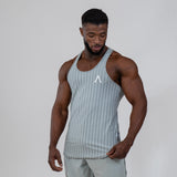 STRINGER MUSCLE ERA - STRIPED DARK GREY