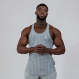 STRINGER MUSCLE ERA - STRIPED DARK GREY