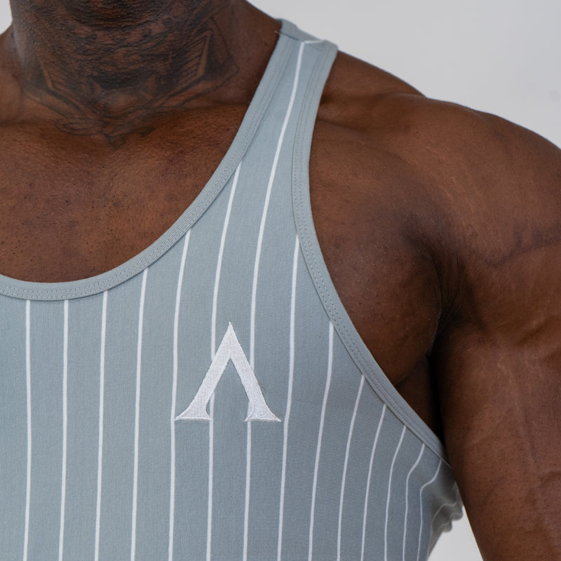 STRINGER MUSCLE ERA - STRIPED DARK GREY