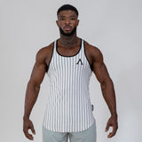 STRINGER MUSCLE ERA - STRIPED WHITE