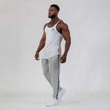 STRINGER MUSCLE ERA - STRIPED WHITE